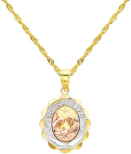 The World Jewelry Center 14k Tri-Color Gold