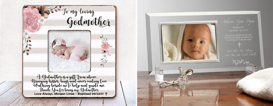 Personalized Baptism Picture Frames